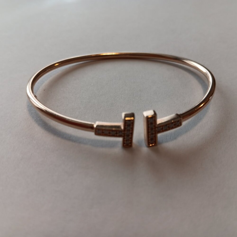 TIFFANY T WIRE DIAMOND BRACELET - Picture 6 of 6